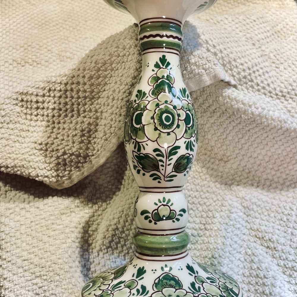 Delft candle holder
